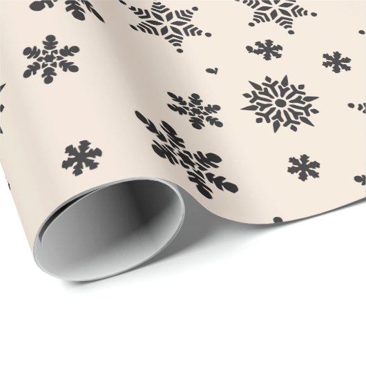 Snowflake Weihnachtsverpackung Geschenkpapier (Rolleneckpunkt)