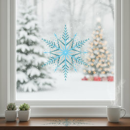 Snowflake Window Cloning Fensteraufkleber