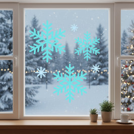 Snowflake Window Cloning Fensteraufkleber