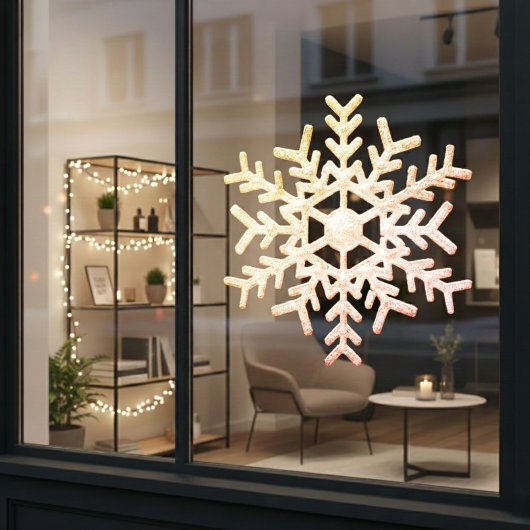 Snowflake Window Cloning Fensteraufkleber
