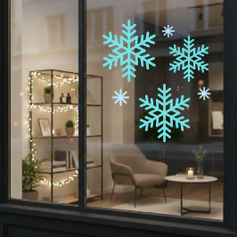 Snowflake Window Cloning Fensteraufkleber