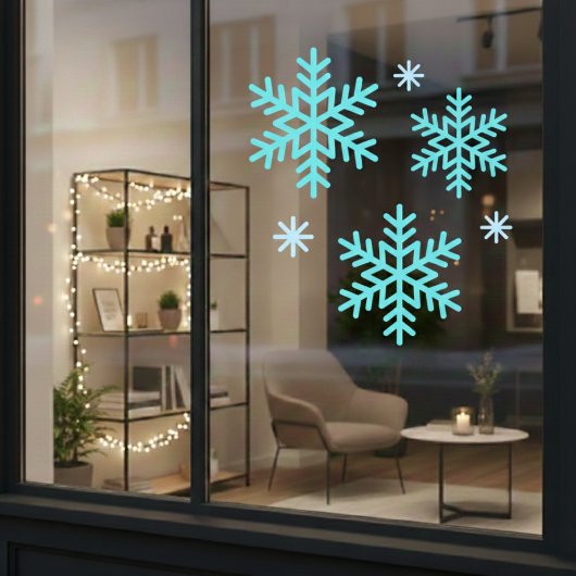 Snowflake Window Cloning Fensteraufkleber