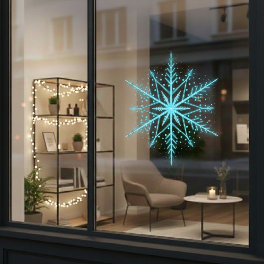 Snowflake Window Cloning Fensteraufkleber