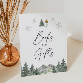 Snowflake Winter Baby Duschbücher und Geschenke Un Sockelschild