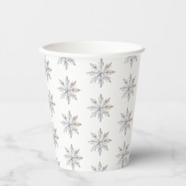 Snowflake Winter Baby Dusche Pappbecher