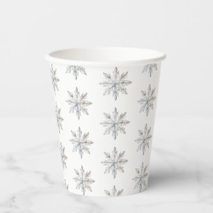 Snowflake Winter Baby Dusche Pappbecher