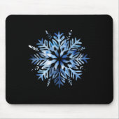 Snowflake Winter Christmas Matching Mousepad (Vorne)