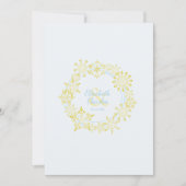 Snowflake Winter Inspiriertes Hochzeitdesign (Vorderseite)