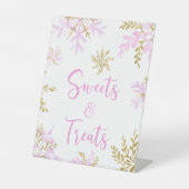 Snowflake Winter Shower Sweets & Treats Sockelschild (Vorderseite)