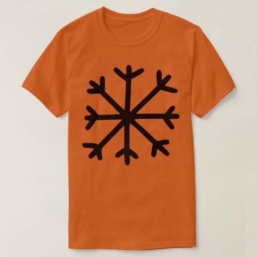 Snowflake Winter T-Shirt (Design vorne)