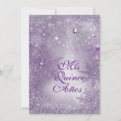 Snowflake Winter Wonderland Einladungen (Vorderseite)