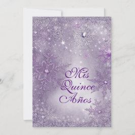 Snowflake Winter Wonderland Einladungen