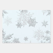 Snowflake Winter Wonderland Geschenkpapier Set (Vorderseite 3)