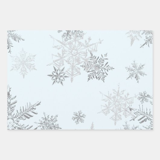 Snowflake Winter Wonderland Geschenkpapier Set (Vorderseite 3)