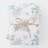 Snowflake Winter Wonderland Geschenkpapier Set (Beispiel)