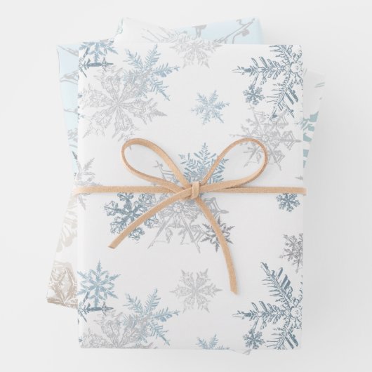 Snowflake Winter Wonderland Geschenkpapier Set (Beispiel)