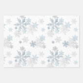 Snowflake Winter Wonderland Geschenkpapier Set (Vorderseite)