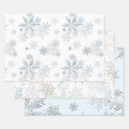 Snowflake Winter Wonderland Geschenkpapier Set