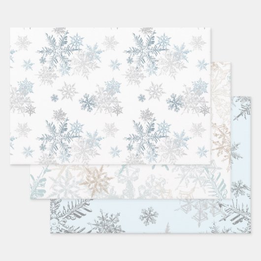 Snowflake Winter Wonderland Geschenkpapier Set (Set)