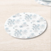 Snowflake Winter Wonderland Paper Untersetzer (Angewinkelt)