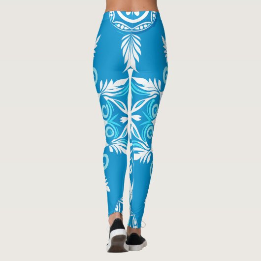 Snowflake Wirbel Leggings (Rückseite)
