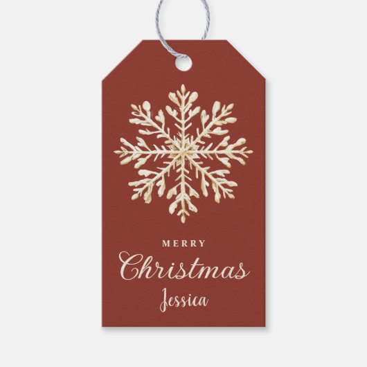 Snowflake WKND Club Geschenkanhänger (Vorderseite)