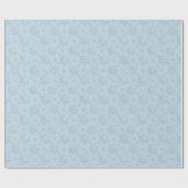 Snowflake Wonderland Wrapping Paper Geschenkpapier (Flach)