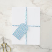 Snowflake Wrapping Paper Geschenkanhänger (Mit Garn)