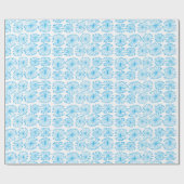Snowflake Wrapping Paper Geschenkpapier (Flach)