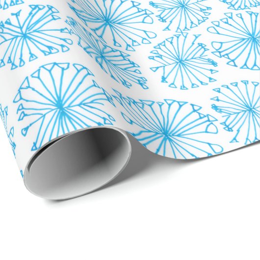 Snowflake Wrapping Paper Geschenkpapier (Rolleneckpunkt)