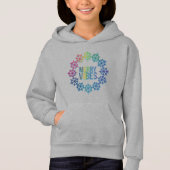 Snowflake Wreath Hoodie (Vorderseite)