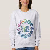Snowflake Wreath Sweatshirt (Vorderseite)