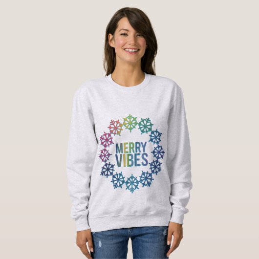 Snowflake Wreath Sweatshirt (Vorne ganz)