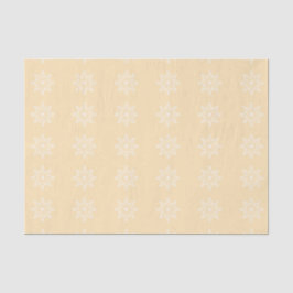Snowflake Xmas Design Peach Holiday Weihnachten Seidenpapier