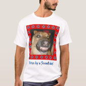 Snowflake Zombie Dog Bitten von Snowflake Unisex T-Shirt (Vorderseite)