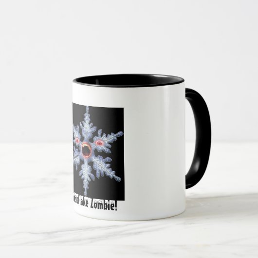 Snowflake Zombie! Tasse (VorderseiteRechts)