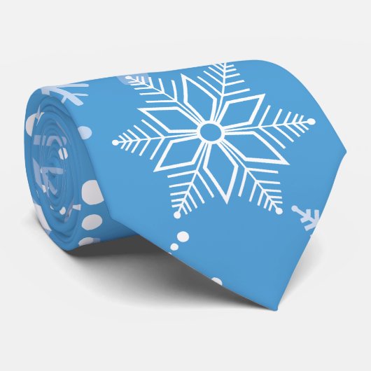 SnowFlaked Krawatte (Gerollt)