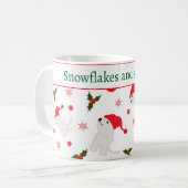 Snowflakes and snuggles kaffeetasse (Vorderseite Links)