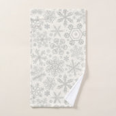 Snowflakes Badhandtuch Set (Handtuch)