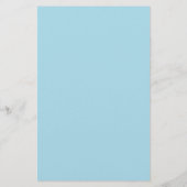 Snowflakes Blue & Silver Winter Baby Duschberatung (Rückseite)