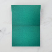 Snowflakes Emerald Christmas Danke (Innenseite)