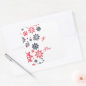 Snowflakes Geschenkartikel Aufkleber (Umschlag)