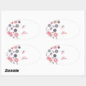 Snowflakes Geschenkartikel Aufkleber (Blatt)