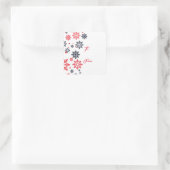 Snowflakes Geschenkartikel Aufkleber (Tasche)