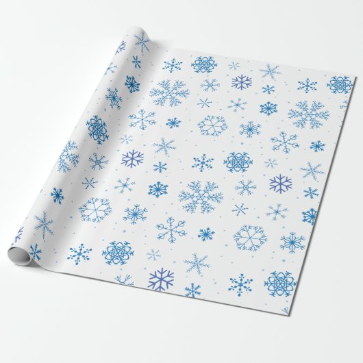Snowflakes  geschenkpapier (Ungerollt)