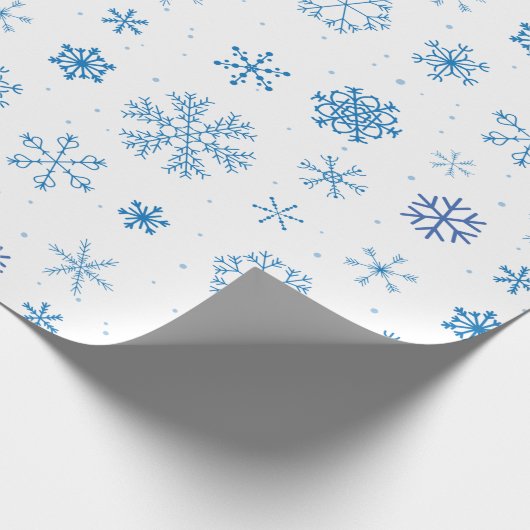 Snowflakes  geschenkpapier (Ecke)