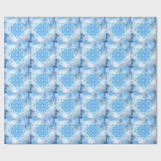 Snowflakes Geschenkpapier (Flach)
