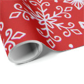 Snowflakes Geschenkpapier (Rolleneckpunkt)