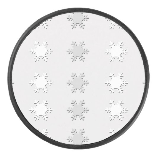 Snowflakes Hockey Puck (Vorderseite)