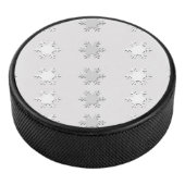 Snowflakes Hockey Puck (3/4)